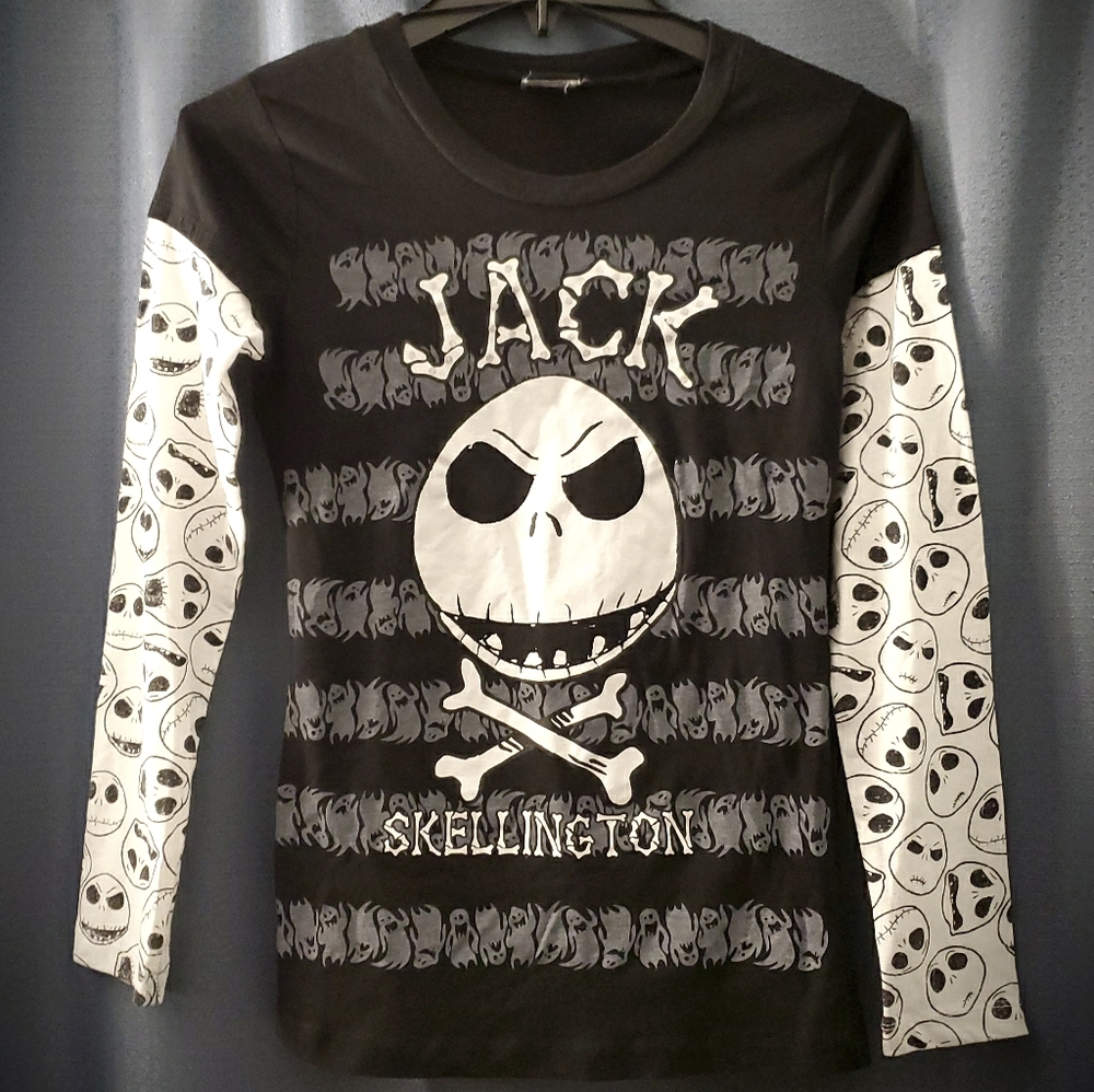 Jack Skellington Long Sleeve Top